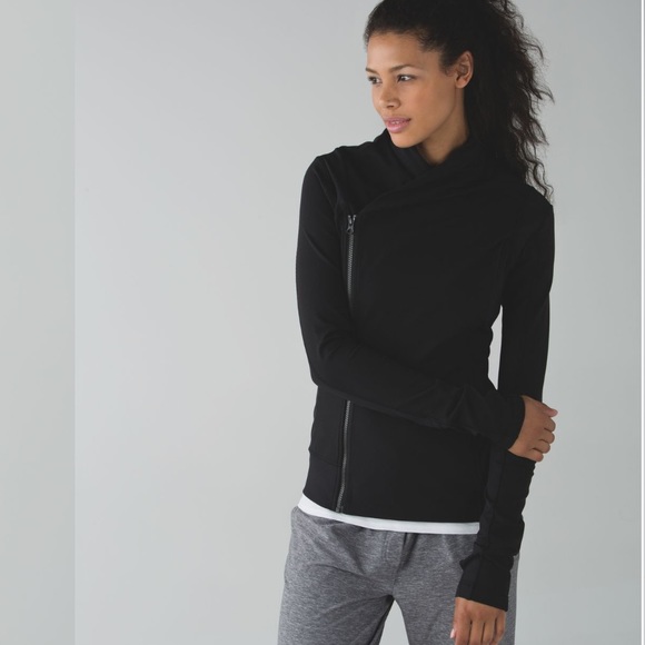 Lululemon Bhakti Zip Up Jacket Black Size 6 - Picture 1 of 11